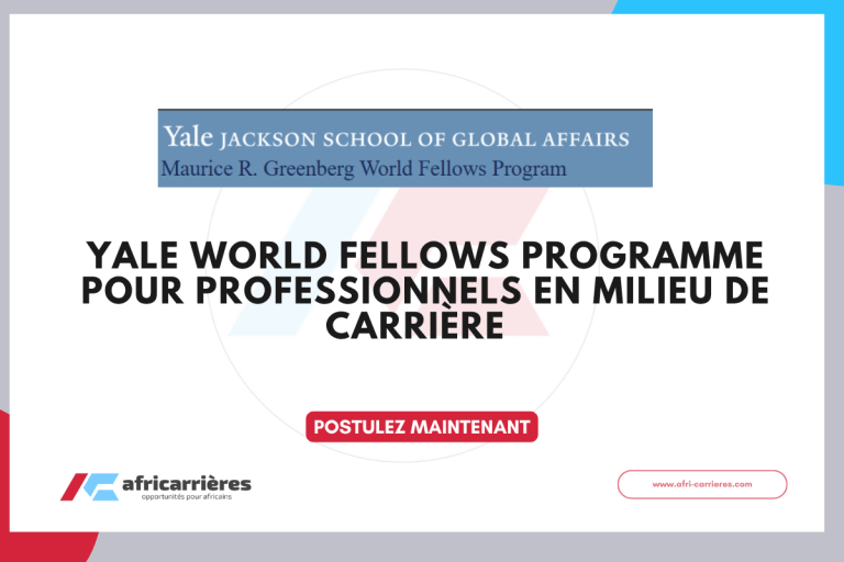Yale World Fellows Programme 2026 pour professionnels en milieu de carrière 6 Yale World Fellows Programme 2026 pour professionnels en milieu de carrière