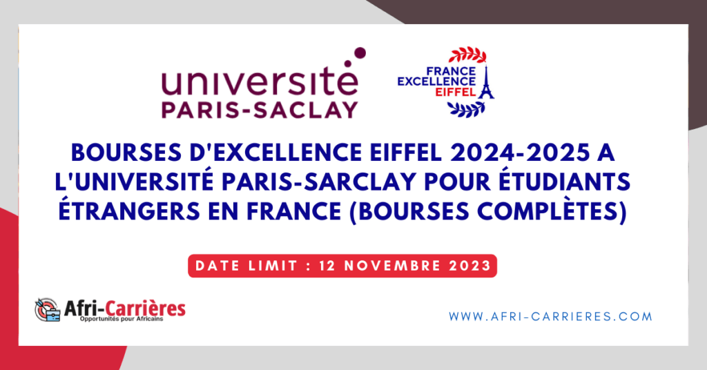 Bourses D'excellence Paris Sarclay 24pour étudier En France