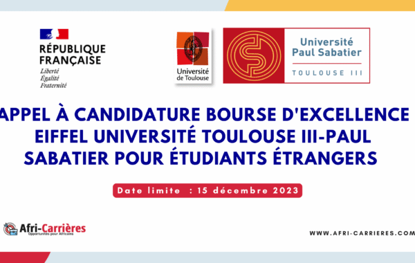 programme des bourses Eiffel Universite Toulouse II Paul Sabatier 1