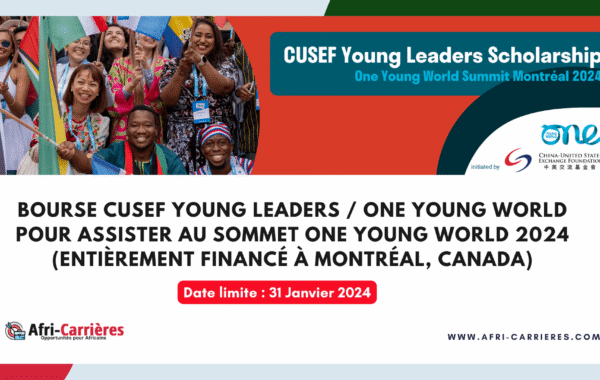 Bourse CUSEF Young Leaders 1