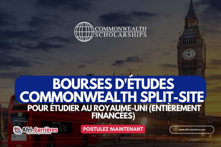 Bourses Commonwealth Split-site