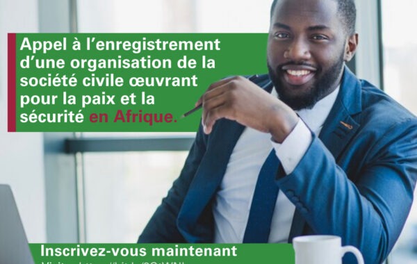 ECOSOCC Appel a lenregistrement des organisations de la societe civile oeuvrant pour la paix et la securite en Afrique 1