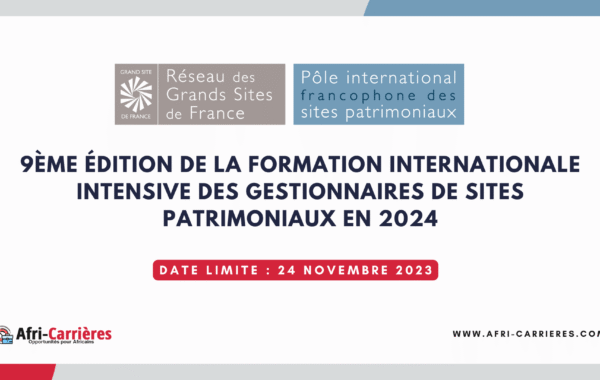 Formation internationale gestionnaires de sites patrimoniaux 1 1