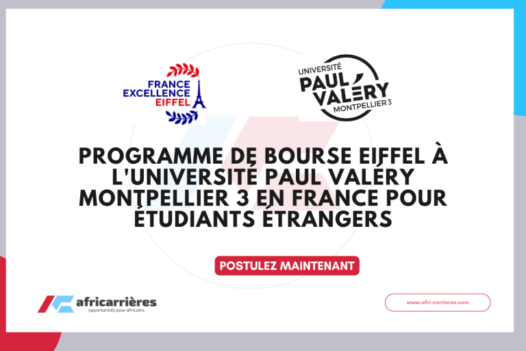 Bourses Eiffel l'Université Paul Valéry Montpellier 3