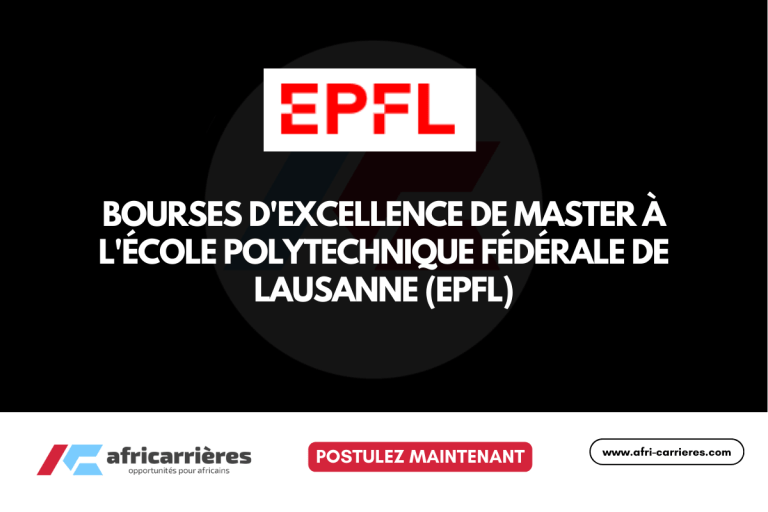 Bourses d'Excellence de Master EPFL