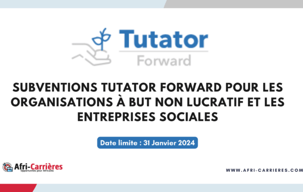 Subventions Tutator Forward 1