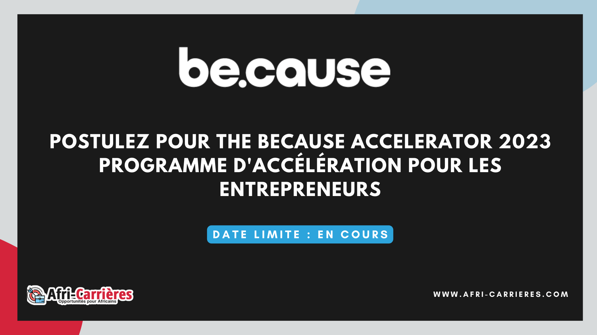 programme Because Accelerator