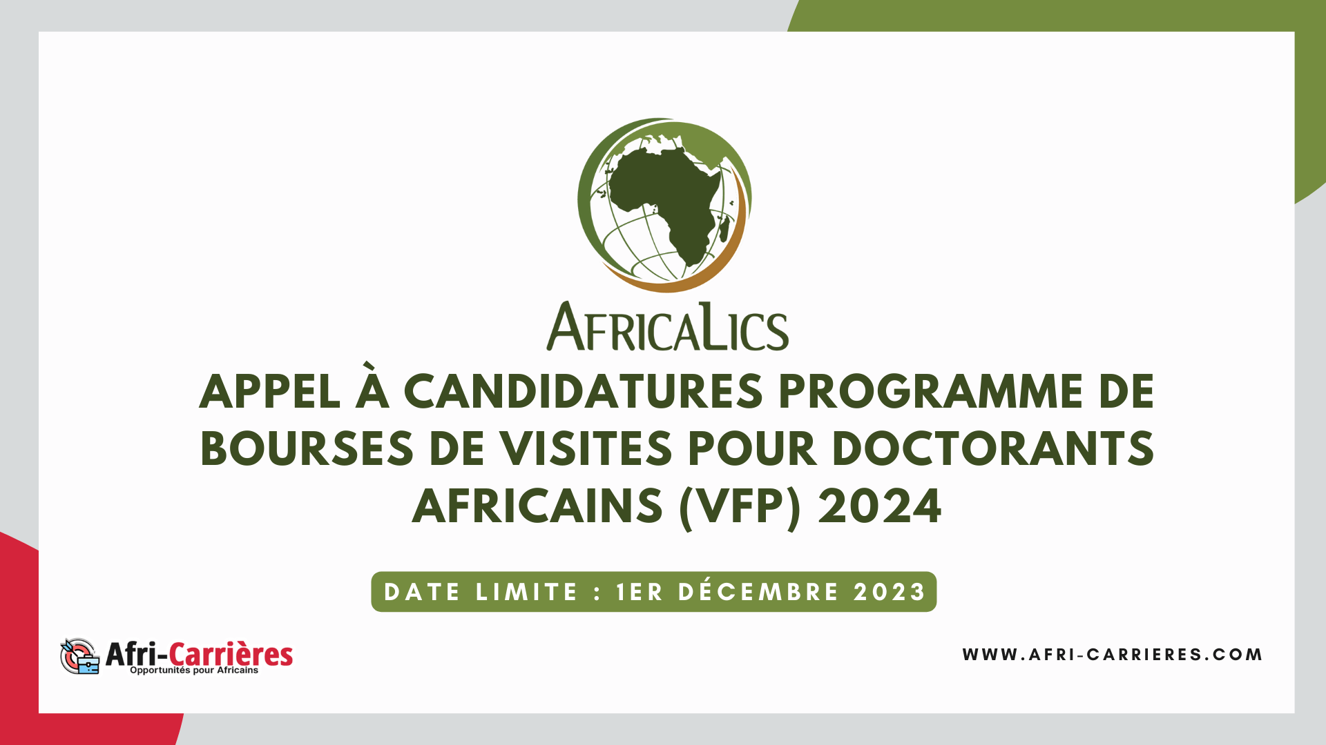programme de bourses de visites pour doctorants