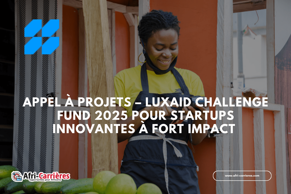 Appel à projets – LuxAid Challenge Fund 2025 pour startups innovantes à fort impact