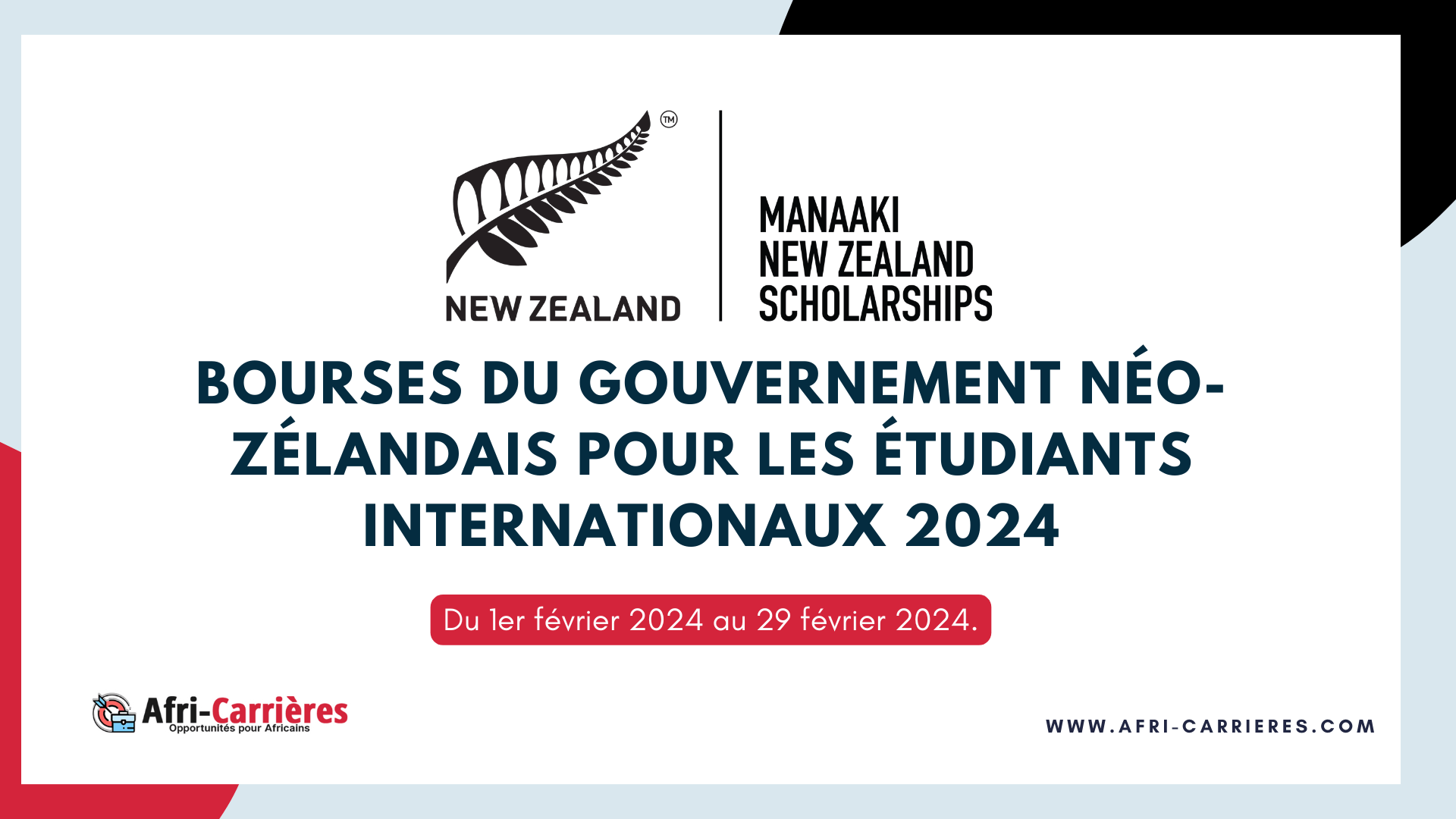 Bourses Manaaki Nouvelle-Zélande