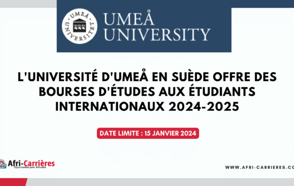 Bourses Universite dUmea en Suede 1