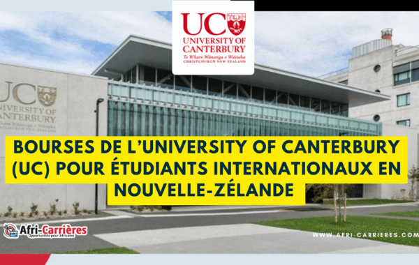 Bourses University of Canterbury UC 1
