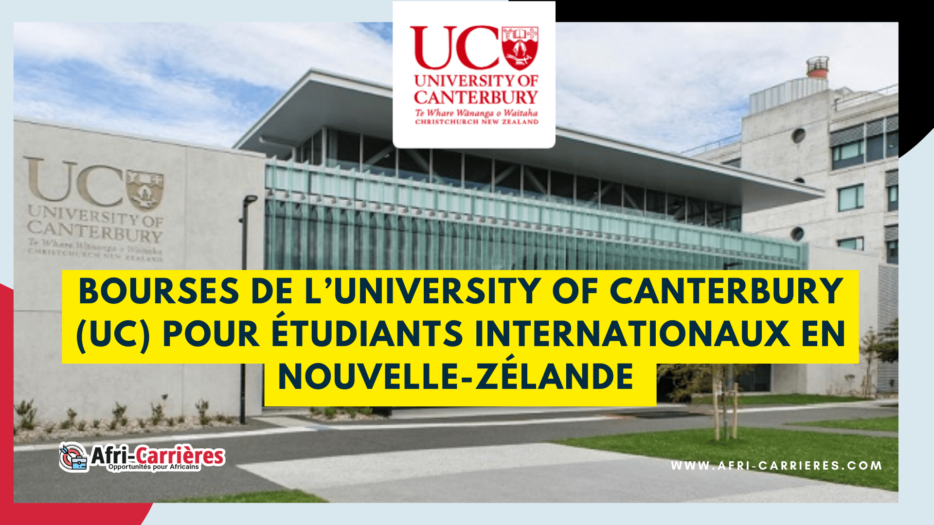 Bourses University of Canterbury (UC)