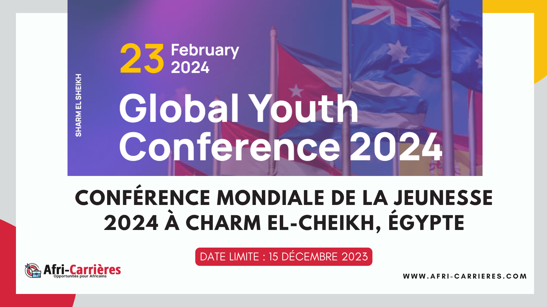Conférence mondiale de la jeunesse 2024