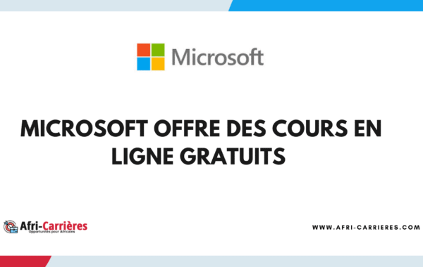 Cours en ligne Microsoft