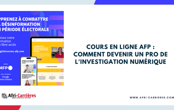 Cours en ligne gratuit AFP sur linvestigation numerique 1