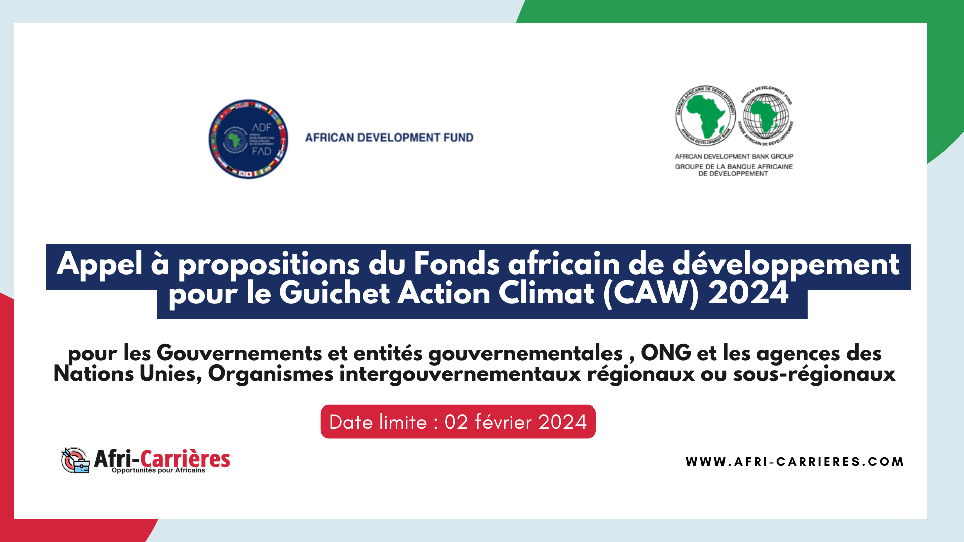 Guichet Action Climat du FAD