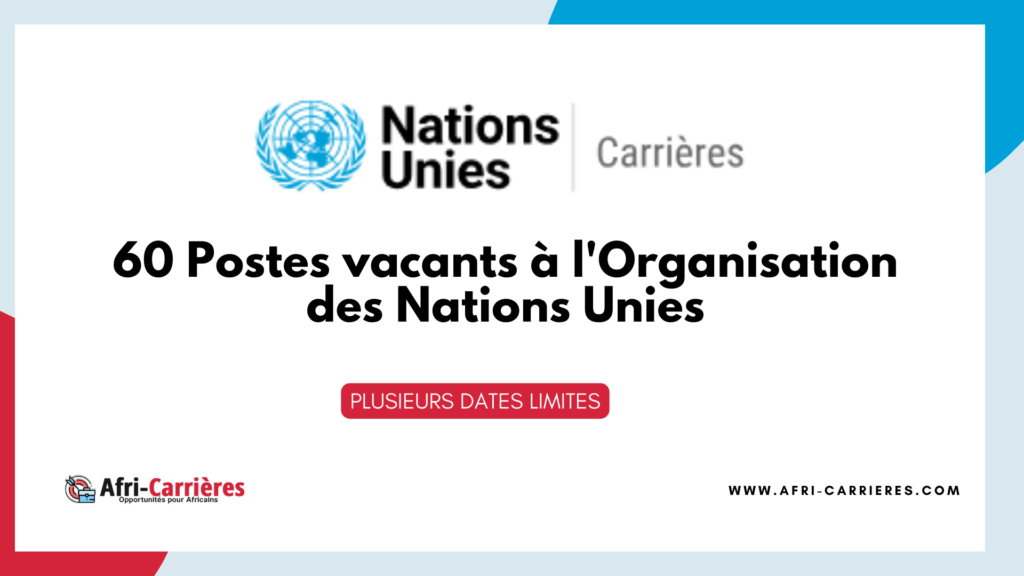 Postes vacants Nations Unies