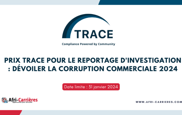 Prix TRACE du journalisme dinvestigation