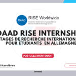 Stages RISE Worldwide 2026 de recherche internationale pour étudiants allemands