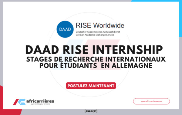 Stages RISE Worldwide avec bourse DAAD 2026 en Allemagne