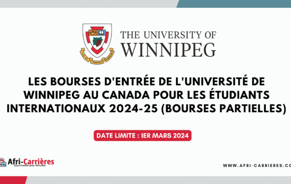 bourses Universite de Winnipeg 2024 2025 1
