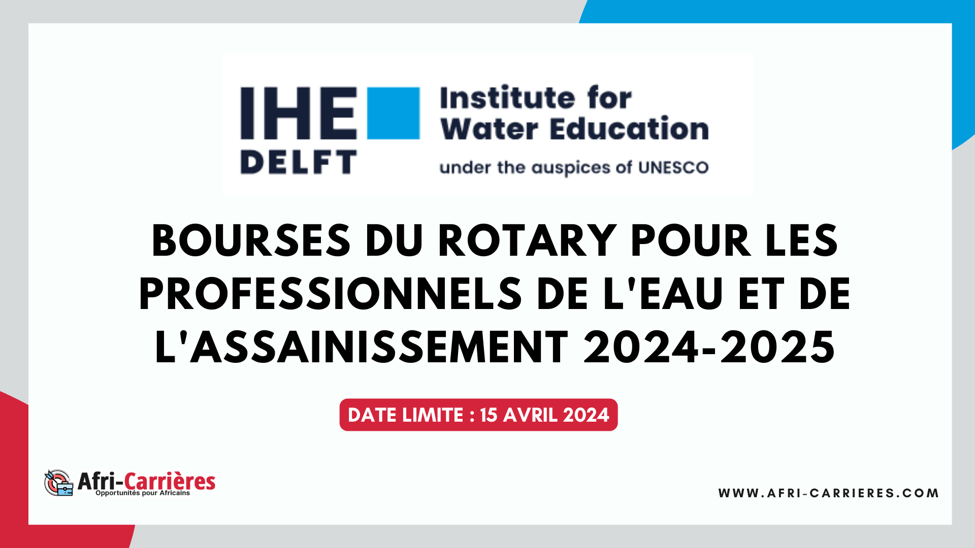 bourses de la Fondation Rotary 24-2025