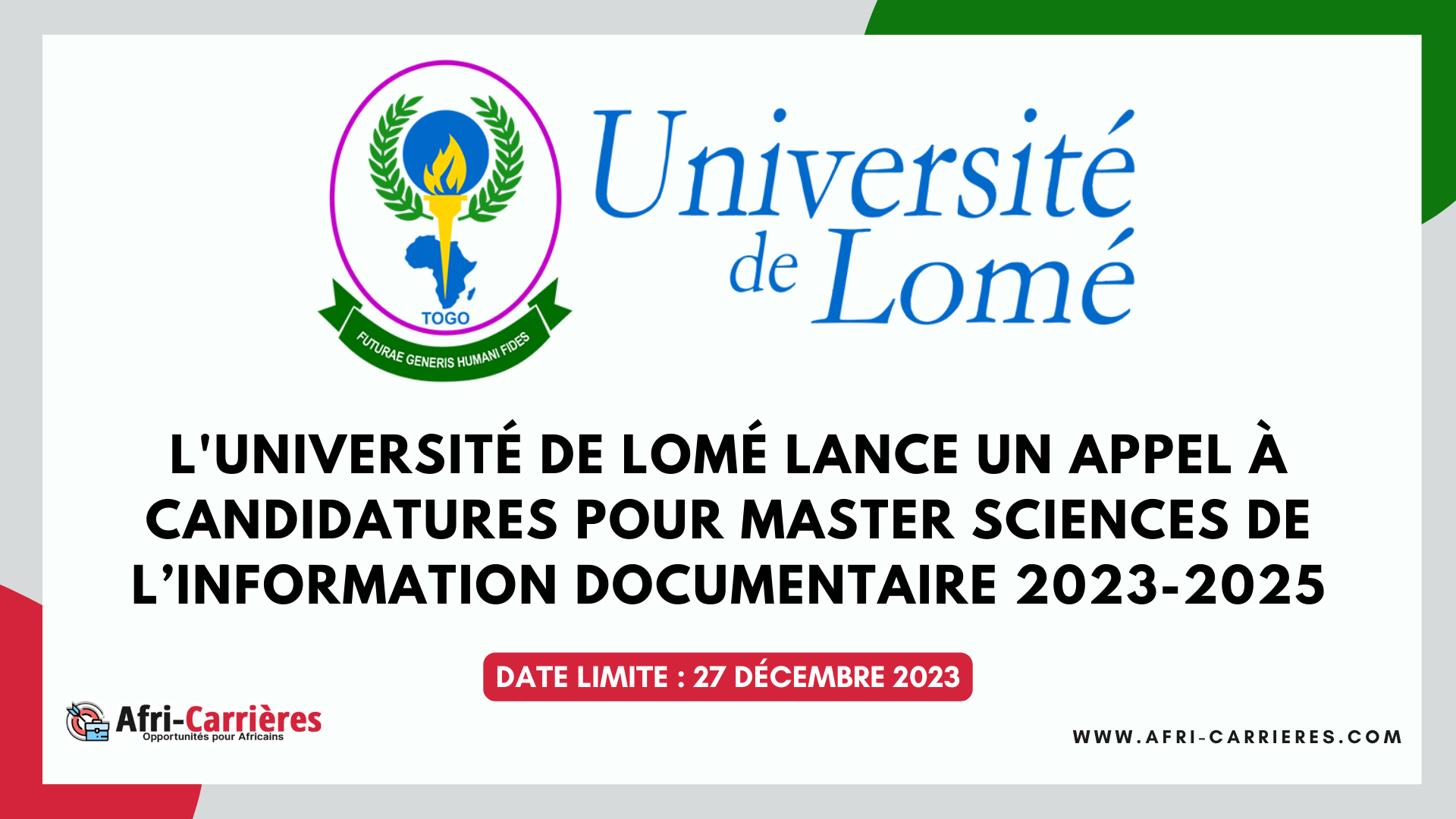 master sciences de l'information documentaire