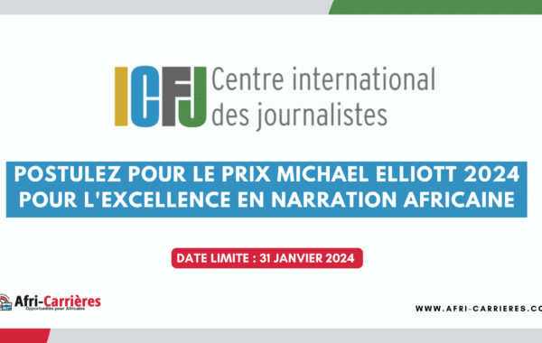 prix Michael Elliott pour journalistes africains 1