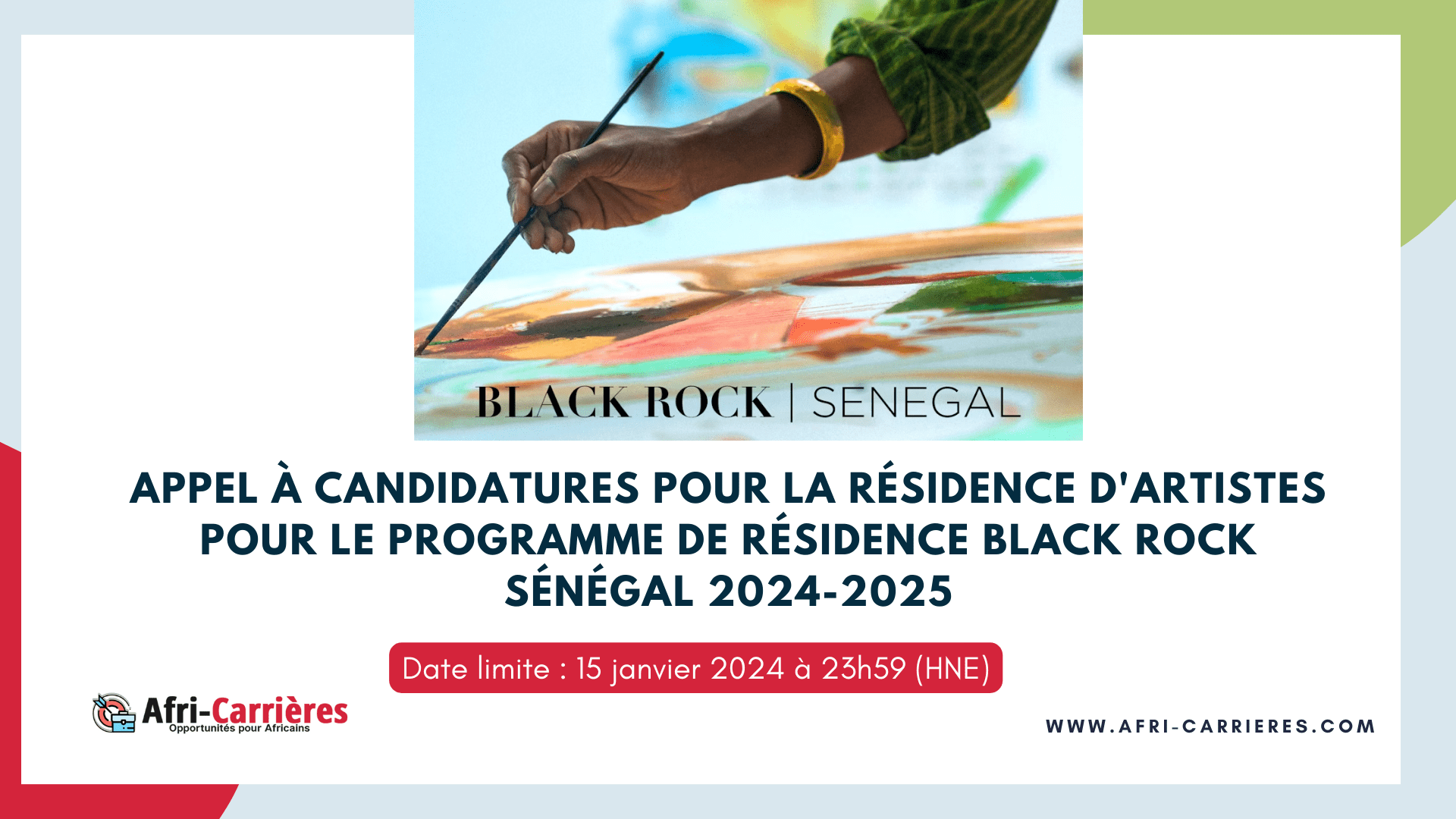 programme de résidence Black Rock