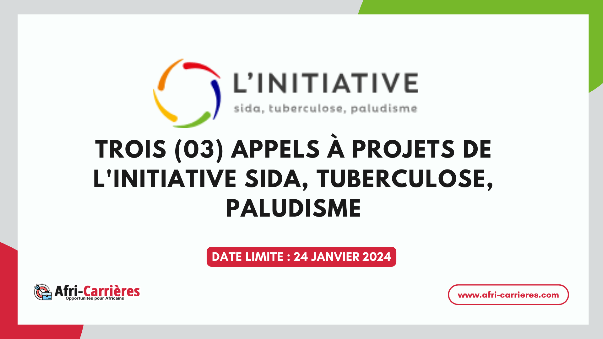 Appels à projets de l'Initiative