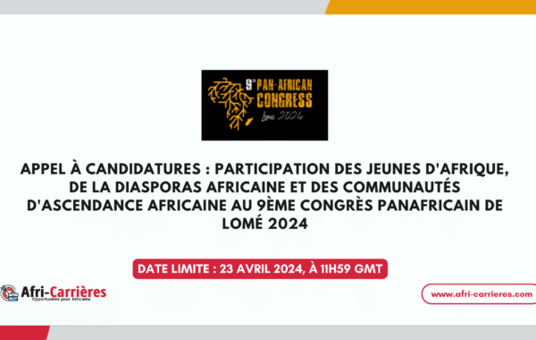 Congres Panafricain de Lome 1