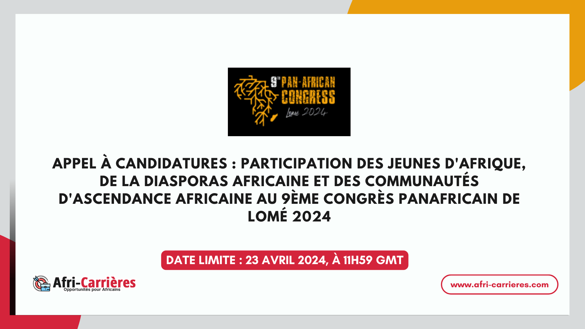 Congrès Panafricain de Lomé