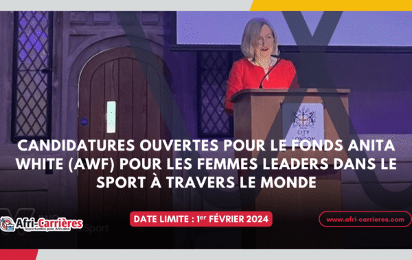 Fonds Anita White AWF 2024 1