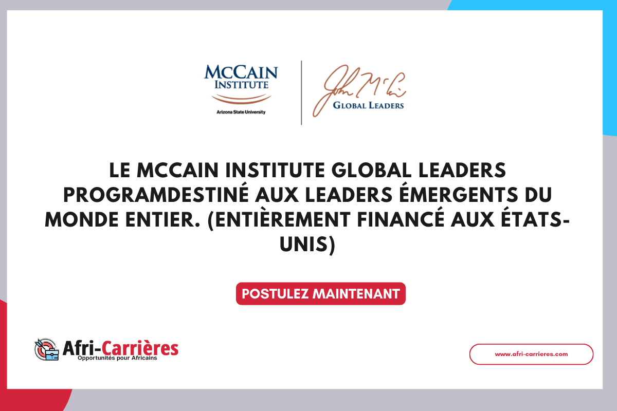 McCain Global Leaders Program 2025