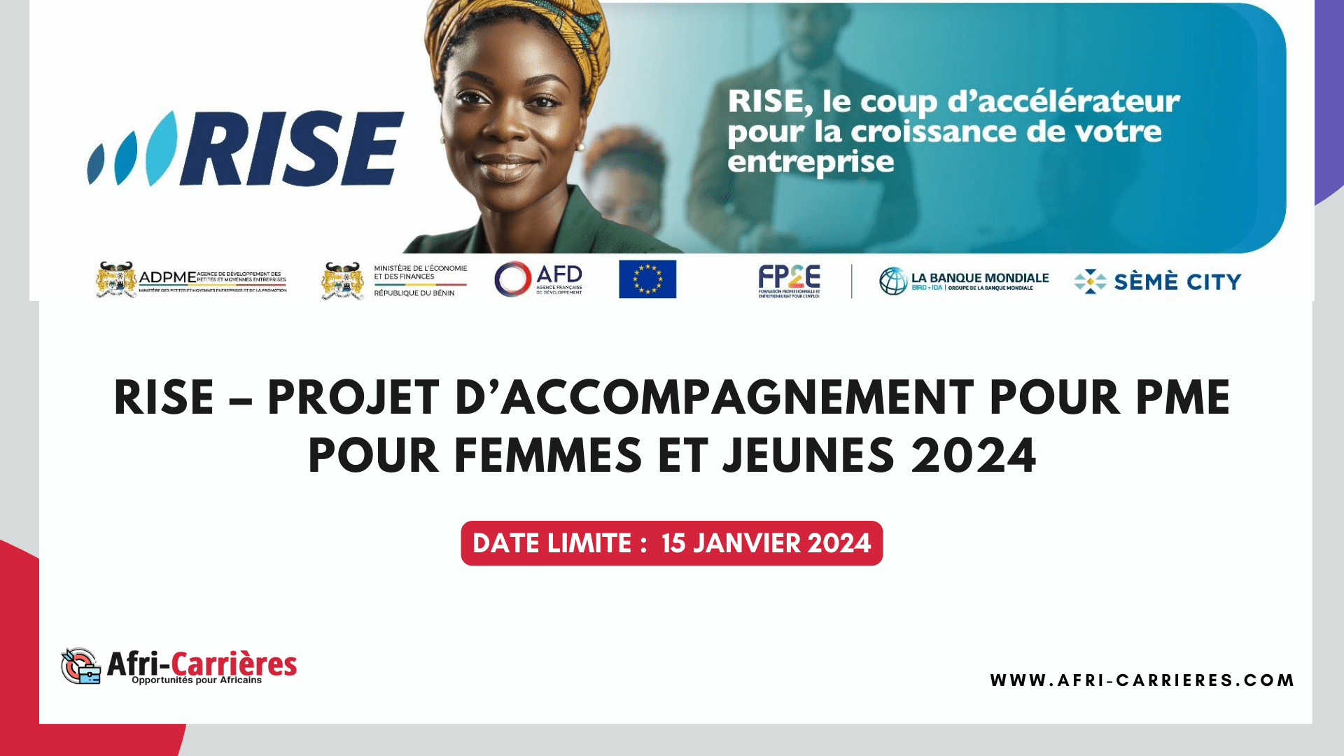 RISE initiative pour PME du Bénin