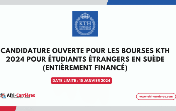 bourses KTH en Suede 1
