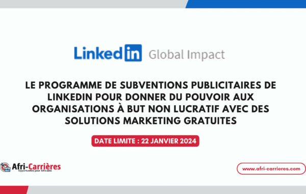programme LinkedIn Ad Grants 1