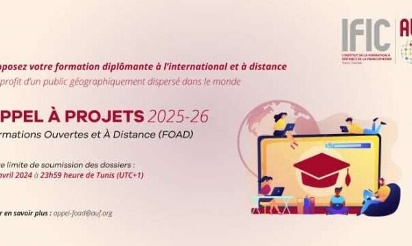 Appel a projets FOAD Formations Ouvertes et A Distance FOAD
