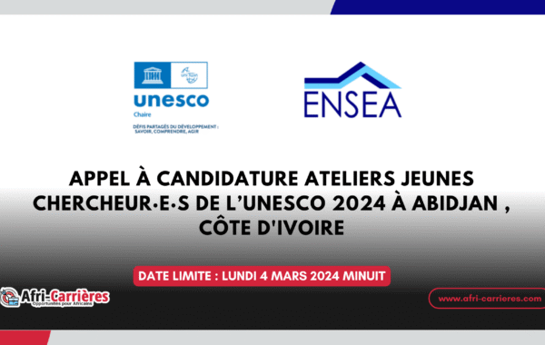 Ateliers Jeunes chercheurs UNESCO 2024 1