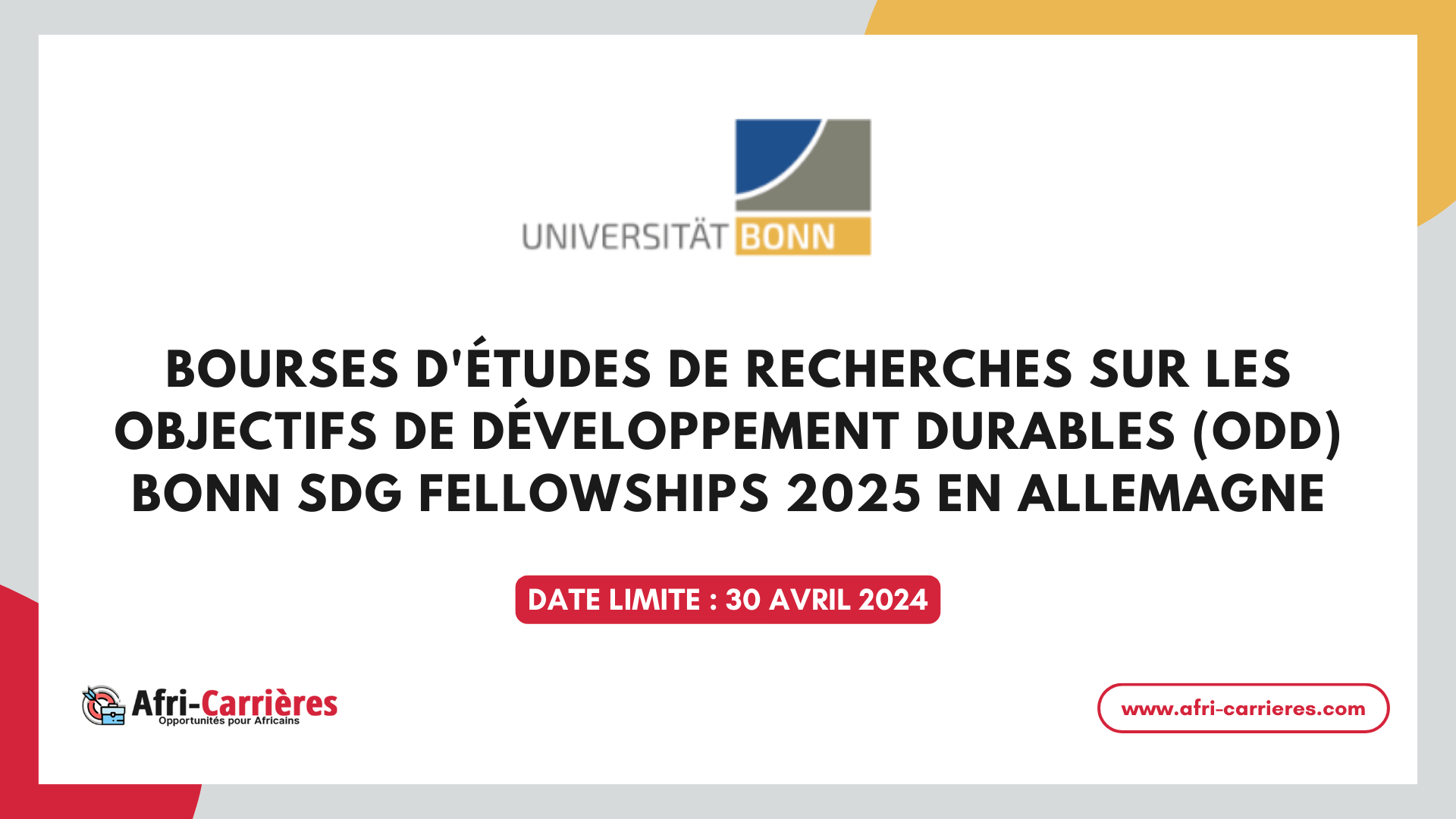 Bonn SDG Fellowships