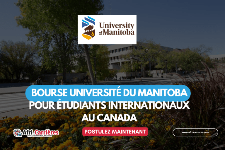 Bourses Université du Manitoba pour étrangers au Canada 2025