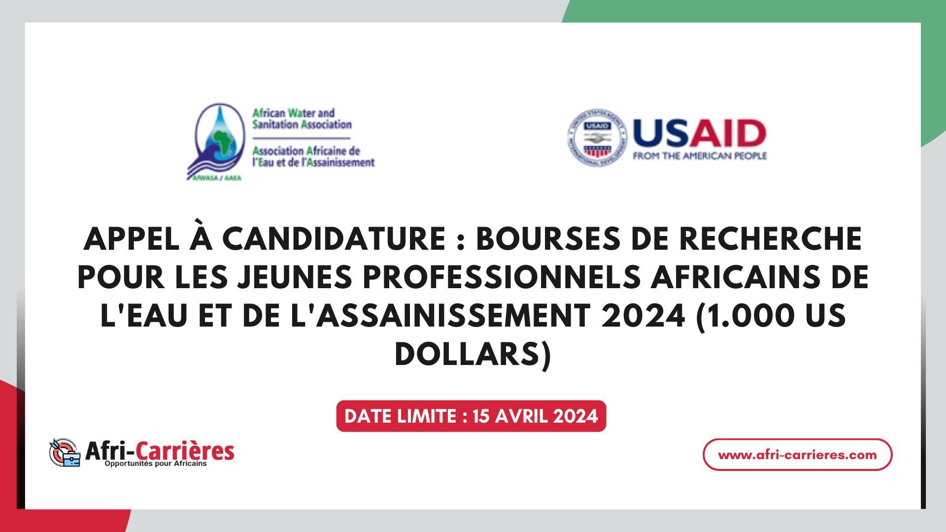 Bourses de recherche AAAE