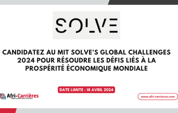 MIT Solves Global Challenges