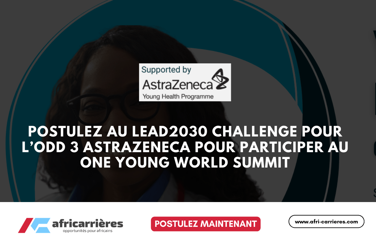 One Young World Lead2030 Challenge AstraZeneca 2025 pour le Sommet