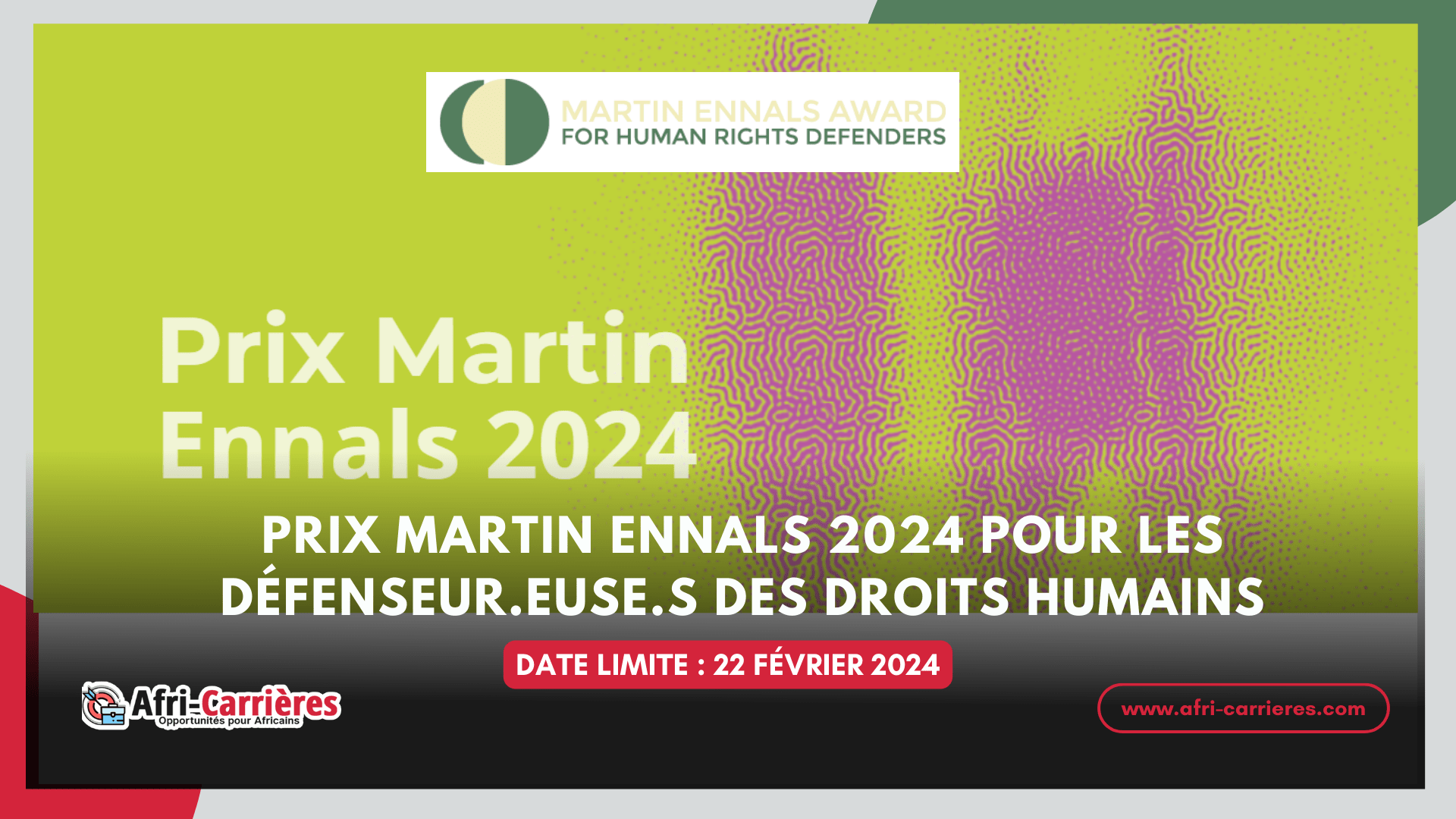 Prix Martin Ennals 2024 pour les défenseur.euse.s des droits humains