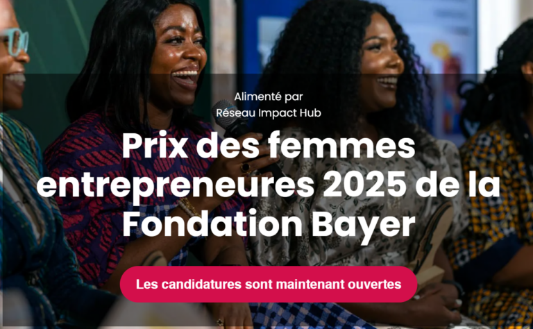 Prix de l'autonomisation des femmes 2025 Fondation Bayer