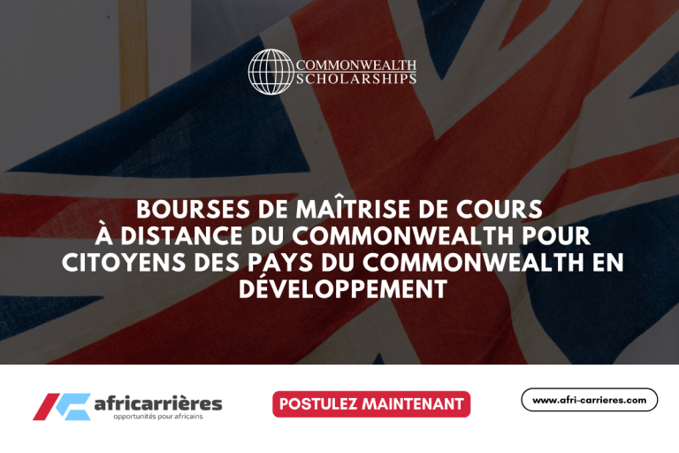 Bourses à distance du Commonwealth 2025/26 pour étudiants