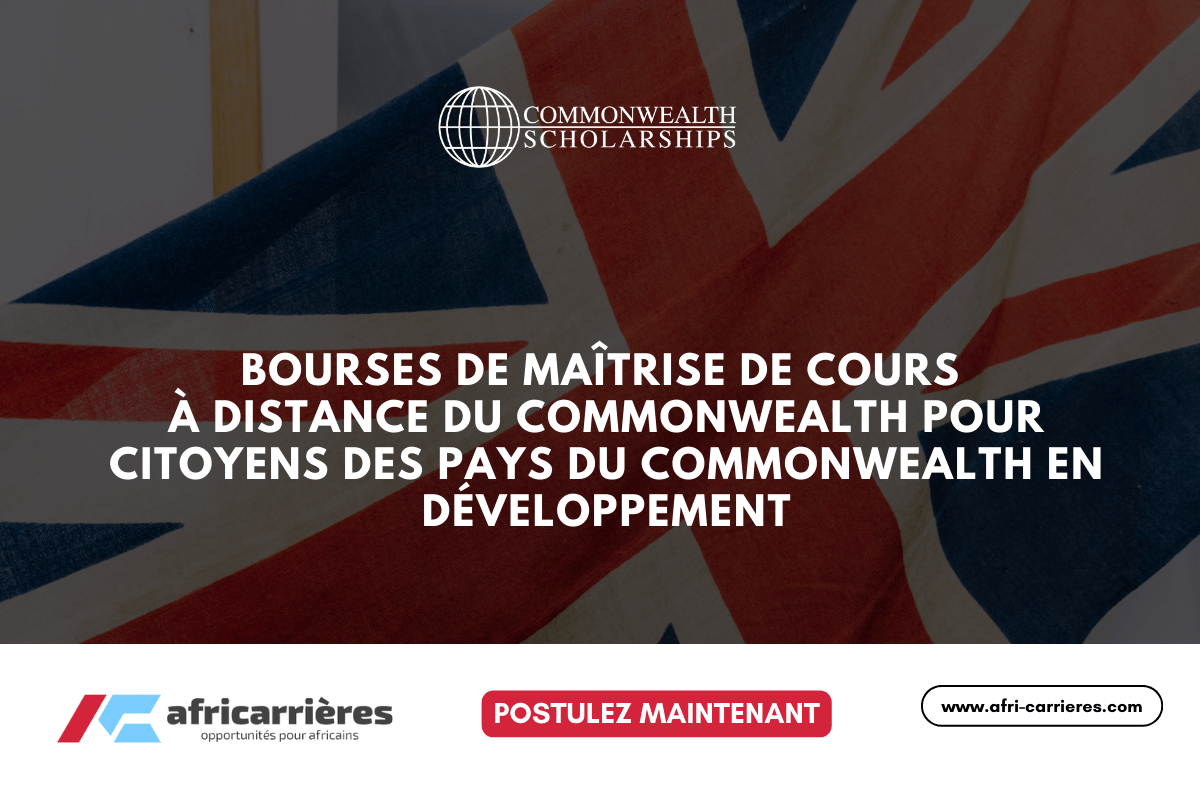 Bourses à distance du Commonwealth 2025/26 pour étudiants