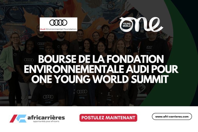 Bourse de la Fondation environnementale Audi 2025 pour One Young World Summit